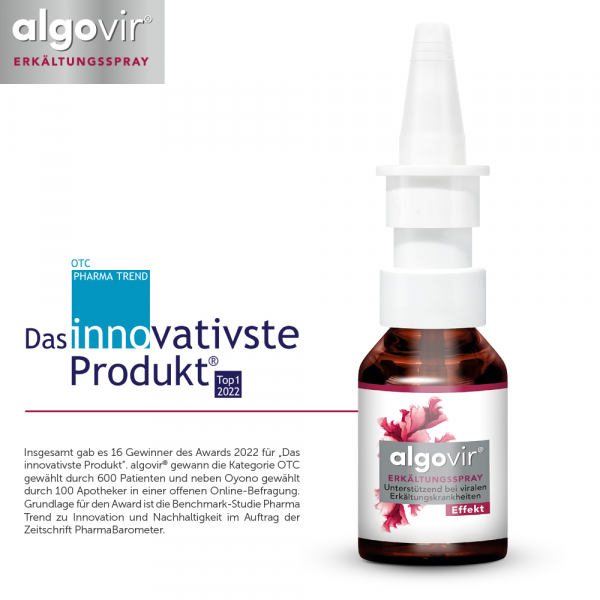Bodyguardapotheke ALGOVIR Effekt Erkältungsspray