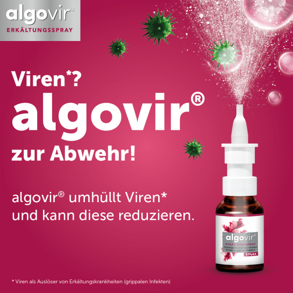 Bodyguardapotheke ALGOVIR Effekt Erkältungsspray
