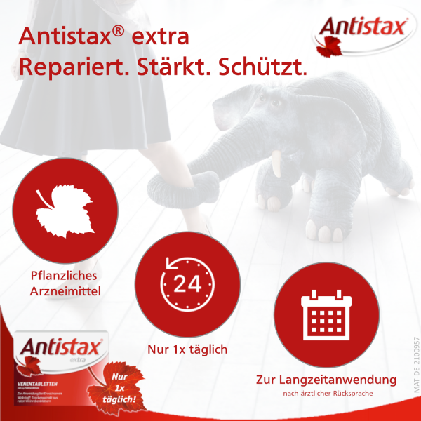 Bodyguardapotheke ANTISTAX Extra Venentabletten