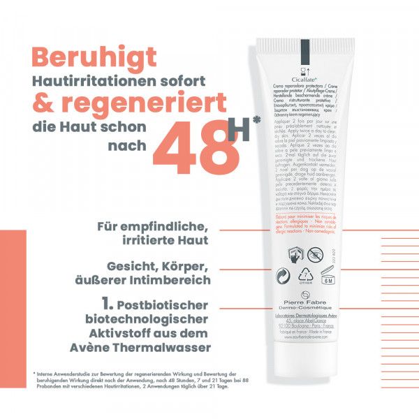 Bodyguardapotheke AVENE Cicalfate+ Akutpflege-Creme