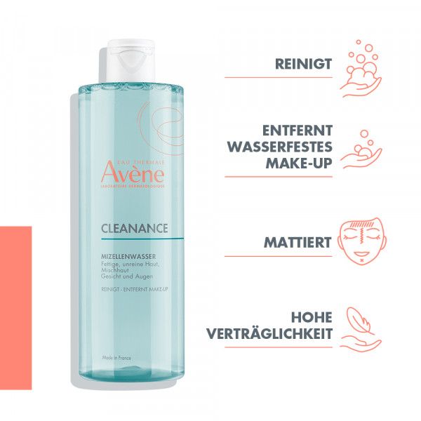 Bodyguardapotheke AVENE Cleanance Mizellenwasser