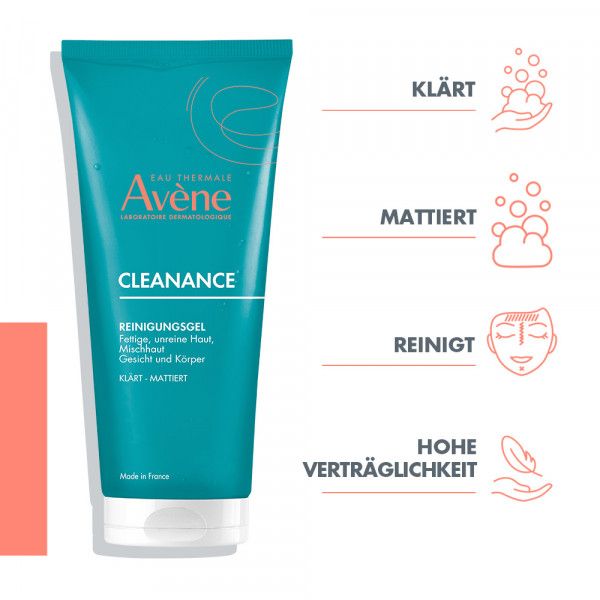 Bodyguardapotheke AVENE Cleanance Reinigungsgel