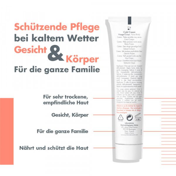 Bodyguardapotheke AVENE Cold Cream Creme