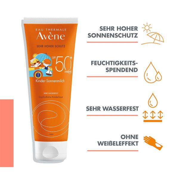 Bodyguardapotheke AVENE Kinder Sonnenmilch SPF 50+