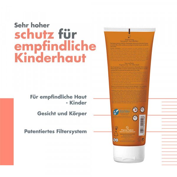 Bodyguardapotheke AVENE Kinder Sonnenmilch SPF 50+
