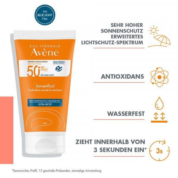 Bodyguardapotheke AVENE Sonnenfluid SPF 50+