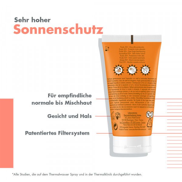 Bodyguardapotheke AVENE Sonnenfluid SPF 50+