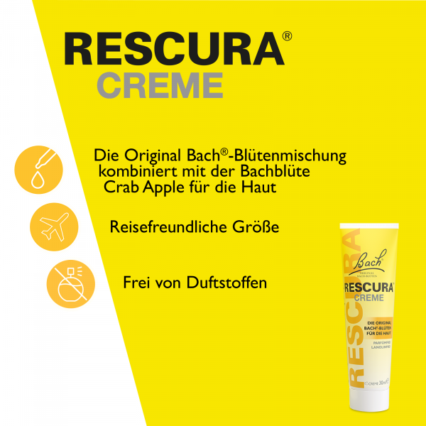 Bodyguardapotheke Bach RESCURA® Creme 150ml