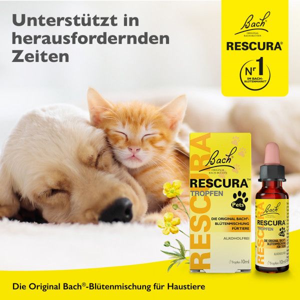 Bodyguardapotheke Bach RESCURA® Pets Tropfen 10ml