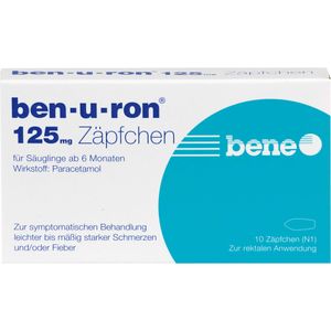 bodyguardapotheke BEN-U-RON 125 mg Zäpfchen
