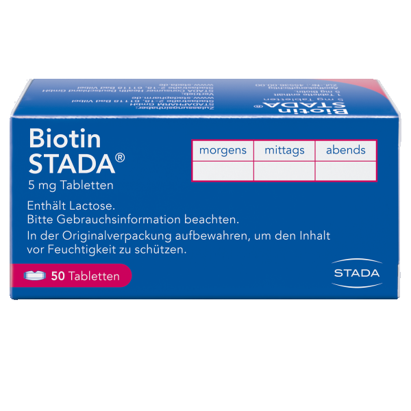 Bodyguardapotheke BIOTIN STADA 5 Mg Tabletten