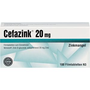 Bodyguardapotheke CEFAZINK 20 Mg Filmtabletten