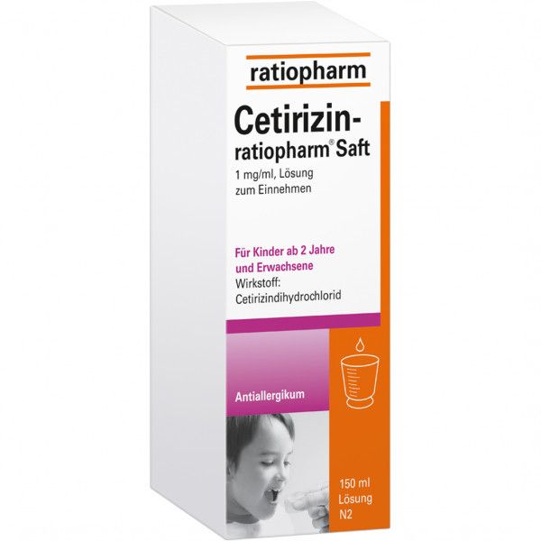 bodyguardapotheke CETIRIZIN-ratiopharm Saft