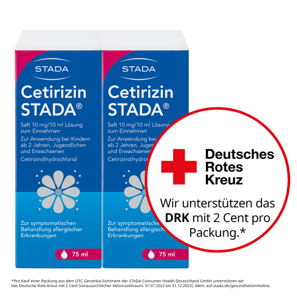 bodyguardapotheke CETIRIZIN STADA Saft 10 mg/10 ml
