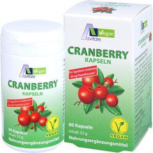Bodyguardapotheke CRANBERRY VEGAN Kapseln 400 Mg