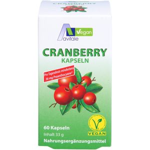 Bodyguardapotheke CRANBERRY VEGAN Kapseln 400 Mg