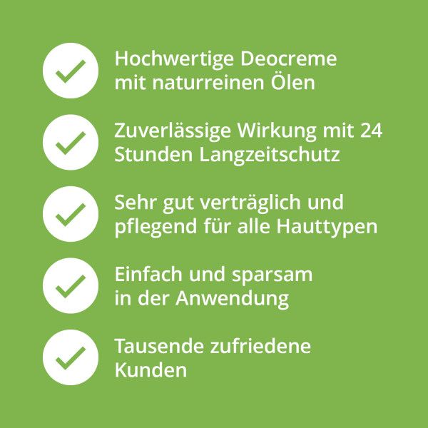 Bodyguardapotheke DEO CREME Ohne Aluminium Natural
