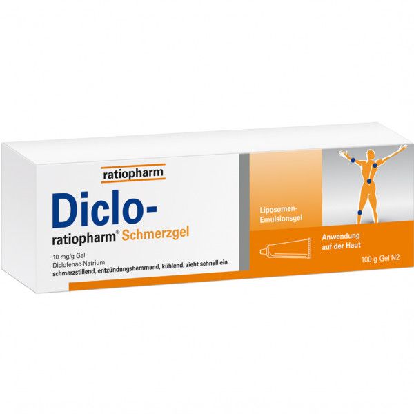 bodyguardapotheke DICLO-RATIOPHARM Schmerzgel