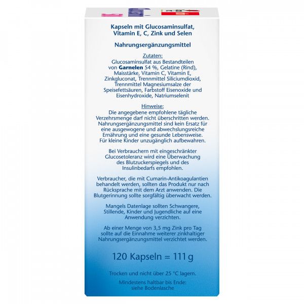 Bodyguardapotheke Doppelherz Aktiv Glucosamin 500