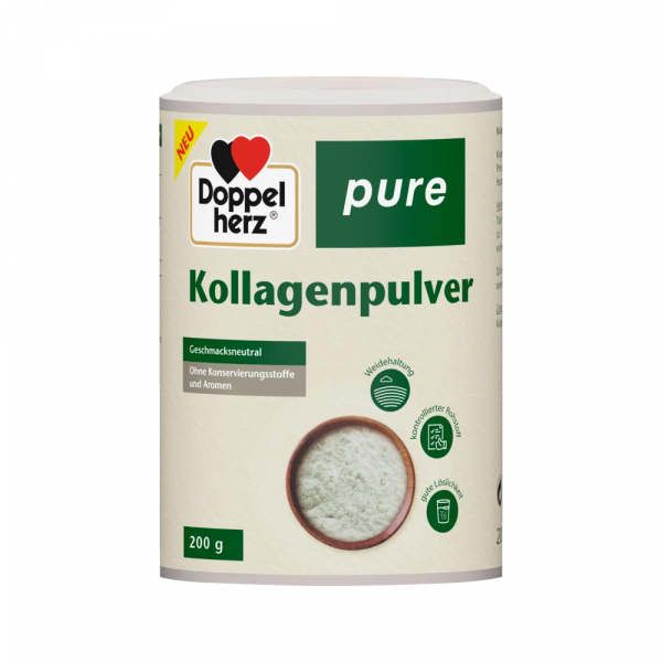 bodyguardapotheke DOPPELHERZ Kollagenpulver pure
