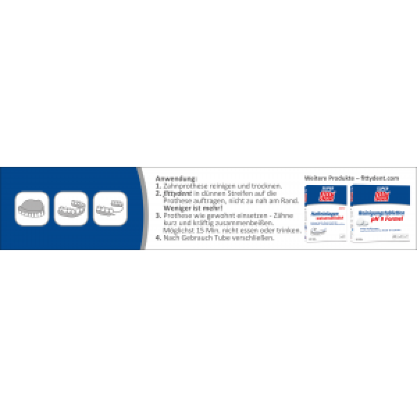 Bodyguardapotheke FITTYDENT Super Haftcreme