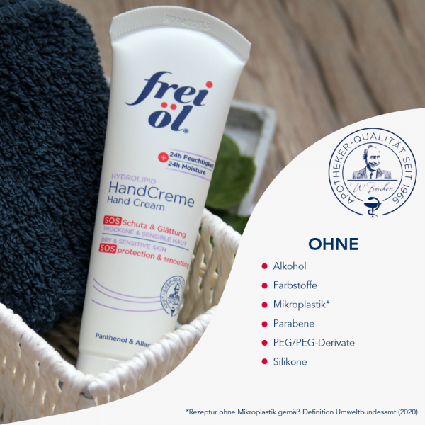 Bodyguardapotheke FREI ÖL Hydrolipid HandCreme