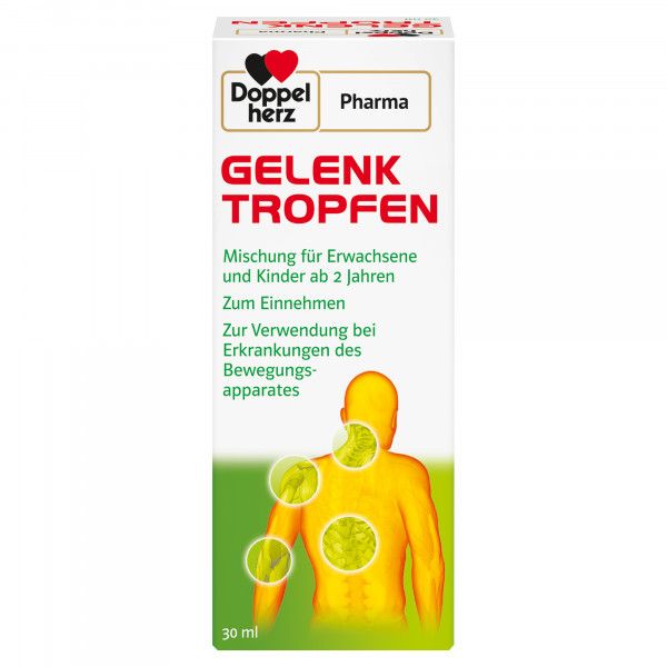 Bodyguardapotheke GELENK TROPFEN DoppelherzPharma