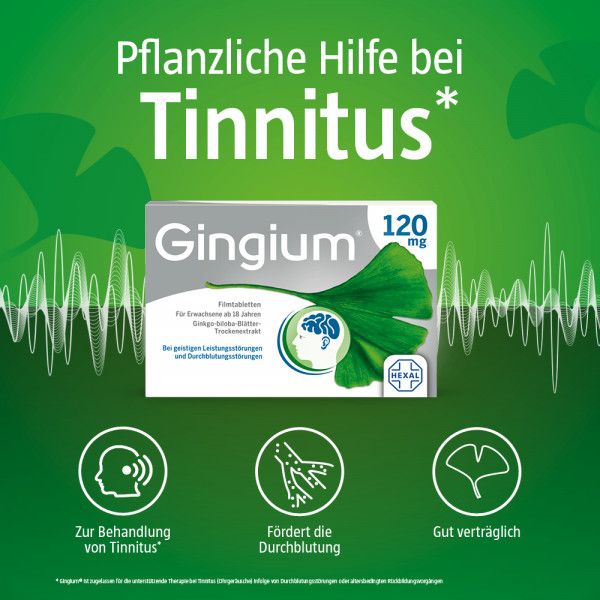 Bodyguardapotheke GINGIUM 120 Mg Filmtabletten