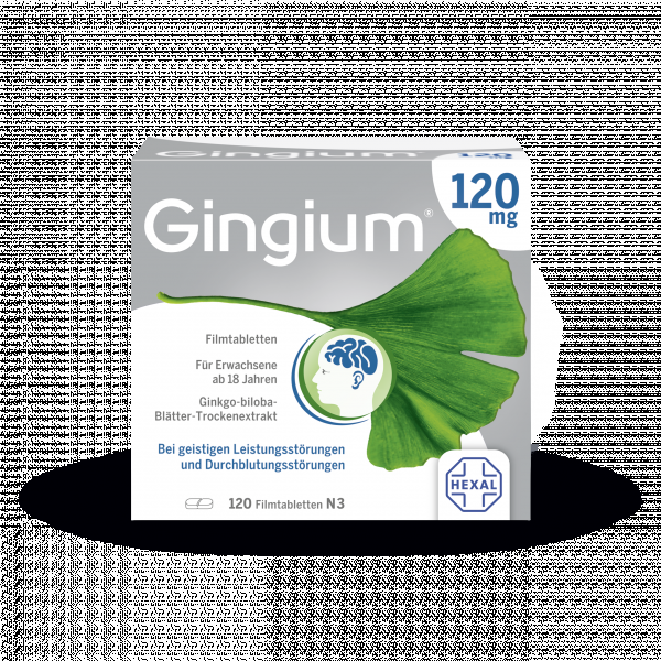 bodyguardapotheke GINGIUM 120 mg Filmtabletten