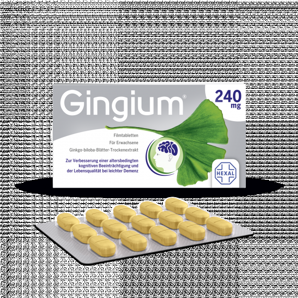Bodyguardapotheke GINGIUM 240 Mg Filmtabletten