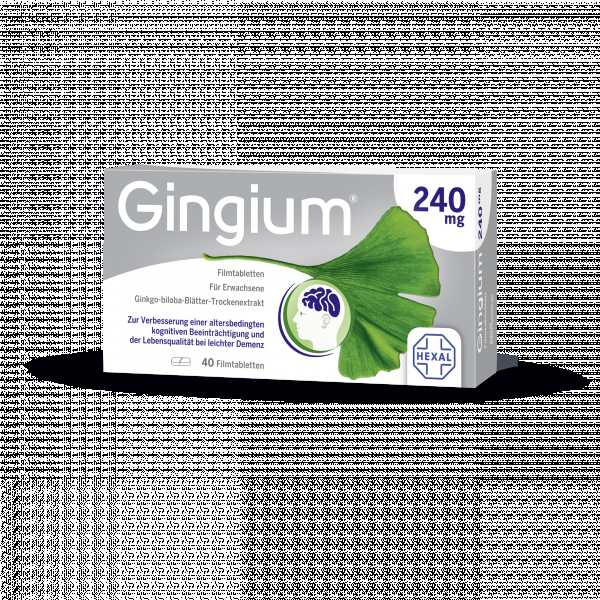 Bodyguardapotheke GINGIUM 240 Mg Filmtabletten