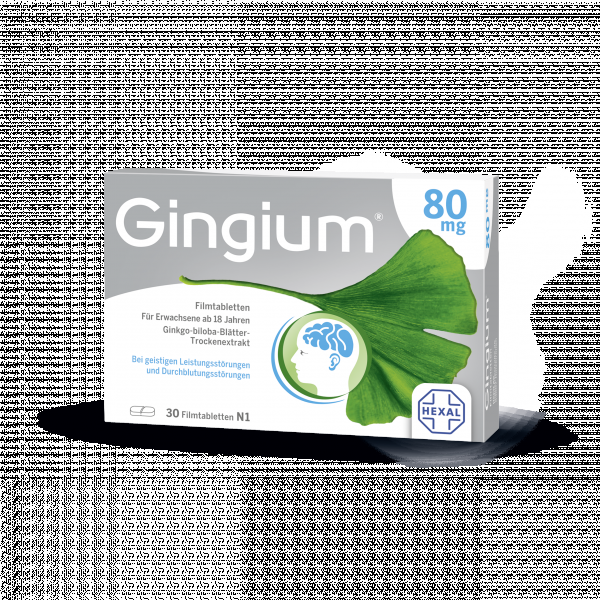 Bodyguardapotheke GINGIUM 80 Mg Filmtabletten