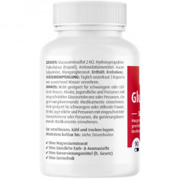 Bodyguardapotheke GLUCOSAMIN 500 Mg Kapseln