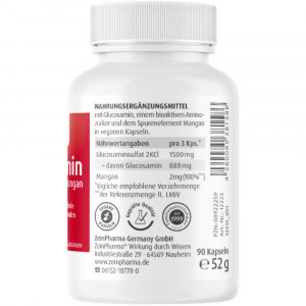 Bodyguardapotheke GLUCOSAMIN 500 Mg Kapseln