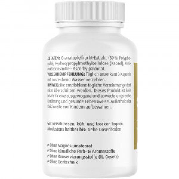 Bodyguardapotheke GRANATAPFEL KAPSELN 500 Mg