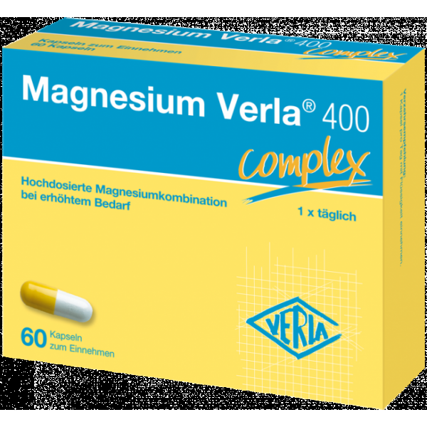 bodyguardapotheke Magnesium Verla® 400 Kapseln
