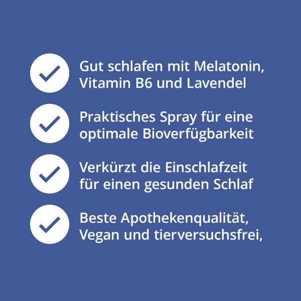 Bodyguardapotheke MELATONIN SPRAY Schlaf Schön