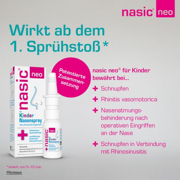 Bodyguardapotheke NASIC Neo Für Kinder Nasenspray