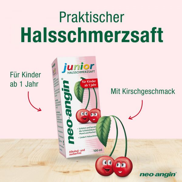 Bodyguardapotheke NEO-ANGIN Junior Halsschmerzsaft