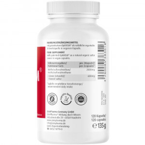 Bodyguardapotheke OPTIMSM 1000 Mg Kapseln