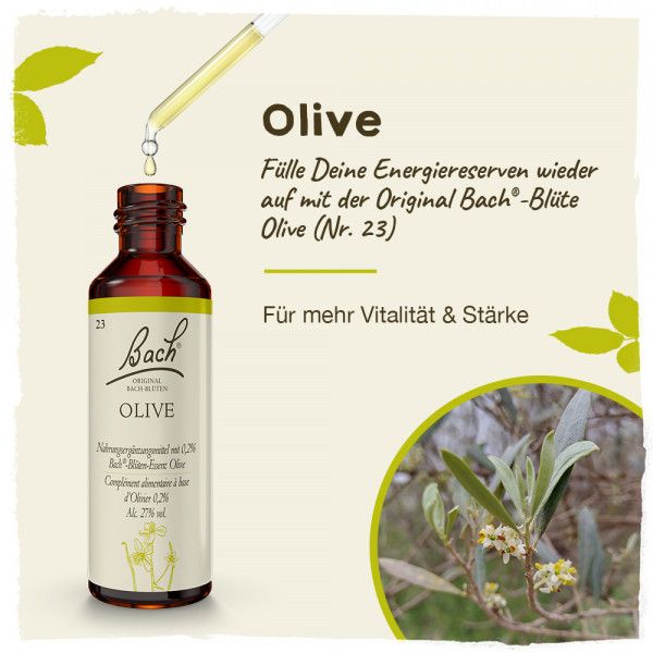 Bodyguardapotheke Original Bachblüten Olive 20ml