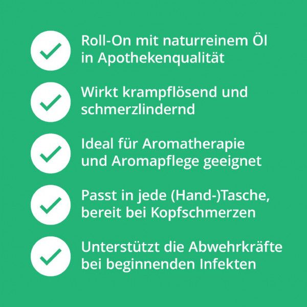 Bodyguardapotheke PFEFFERMINZ ÖL Roll-on