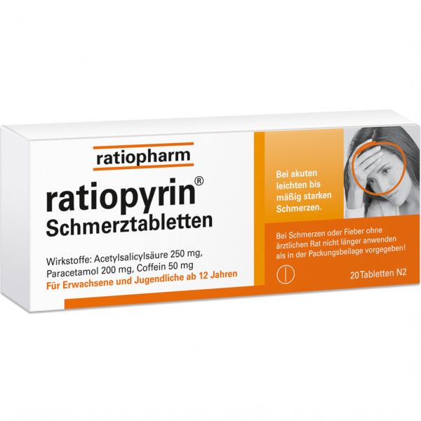 bodyguardapotheke RATIOPYRIN Schmerztabletten