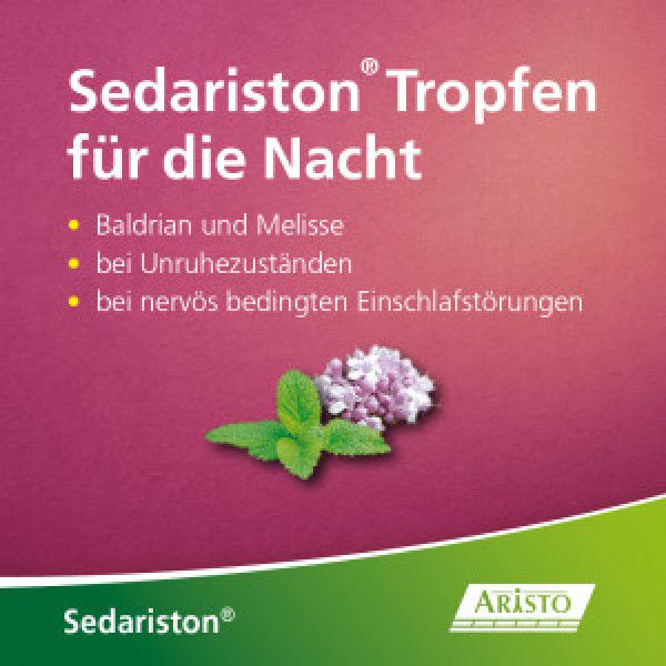 Bodyguardapotheke SEDARISTON Tropfen F.d.Nacht