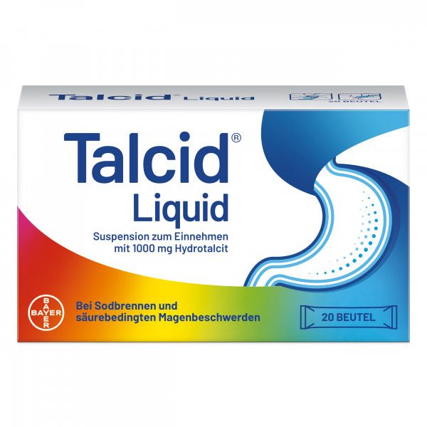 bodyguardapotheke TALCID Liquid gegen Sodbrennen