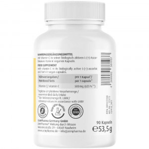 Bodyguardapotheke VITAMIN C 500 Mg Kapseln