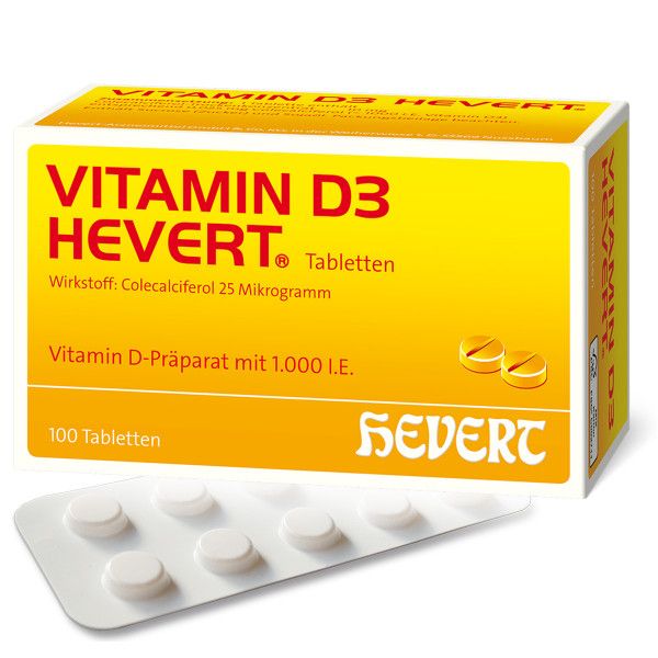 bodyguardapotheke VITAMIN D3 HEVERT Tabletten