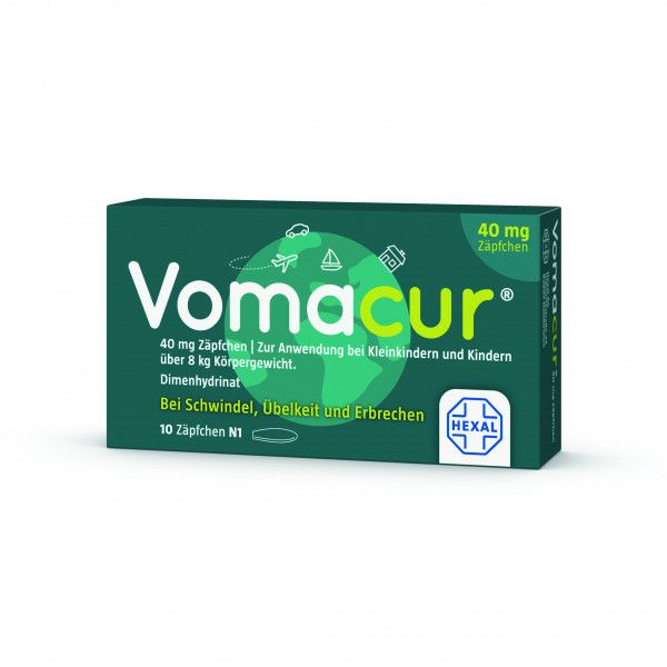 Bodyguardapotheke VOMACUR 40 Zäpfchen