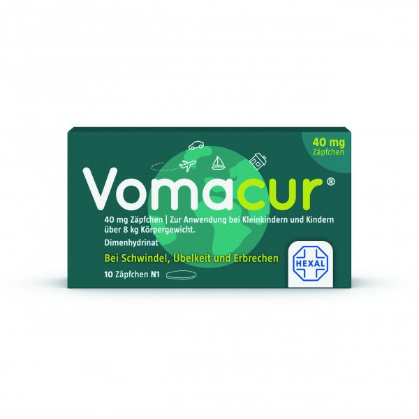 bodyguardapotheke VOMACUR 40 Zäpfchen