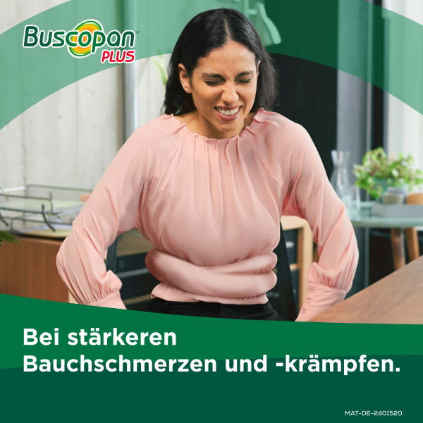 Bodyguardapotheke BUSCOPAN Plus Filmtabletten Mit Paracetamol Bei Stärkeren Schmerzen Und Krämpfen Im Bauchbereich